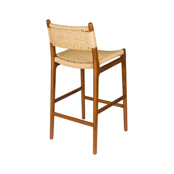 Scaun de bar în culoare naturală din lemn de fag (înălțime șezut 67,5 cm) Cecile – Dutchbone-image-4