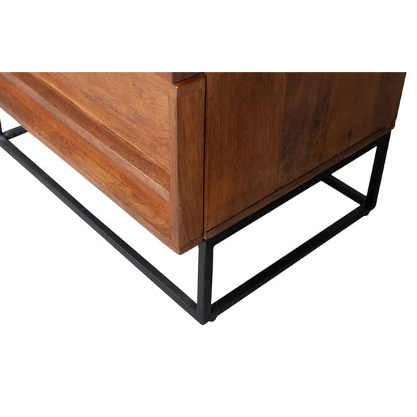 Comodă din lemn de mango cu 5 sertare WOOOD Forrest, maro-image-4