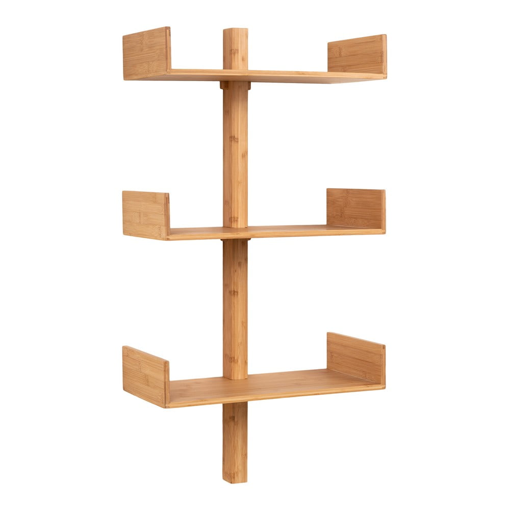 Raft în culoare naturală etajat din bambus 50 cm Villa – House Nordic