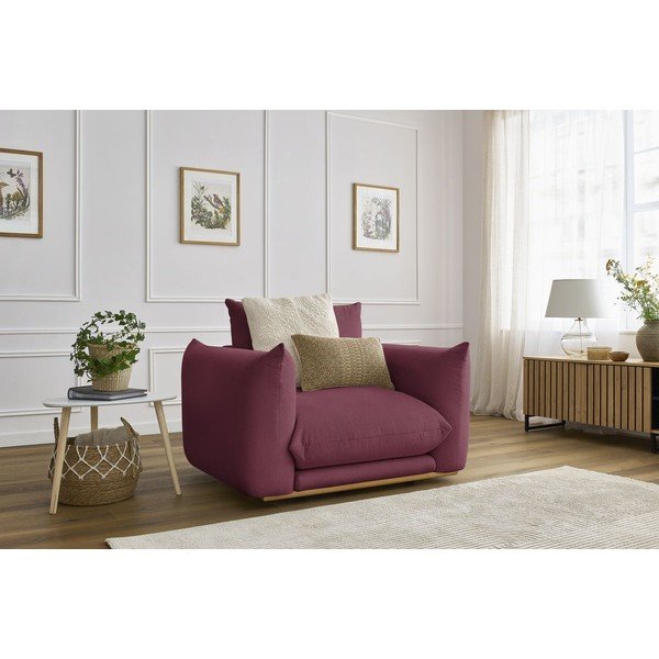 Fotoliu burgundy Ernest – Bobochic Paris-image-1