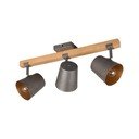 Spot gri închis/în culoare naturală 14x54 cm Bell – Trio