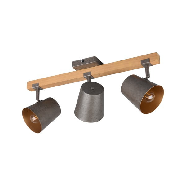 Spot gri închis/în culoare naturală 14x54 cm Bell – Trio