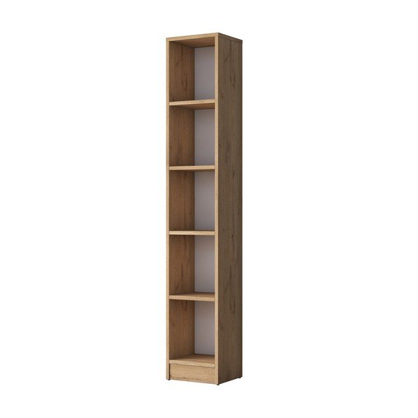 Bibliotecă cu aspect de lemn de nuc 30x170 cm Allen – Kalune Design-image-2