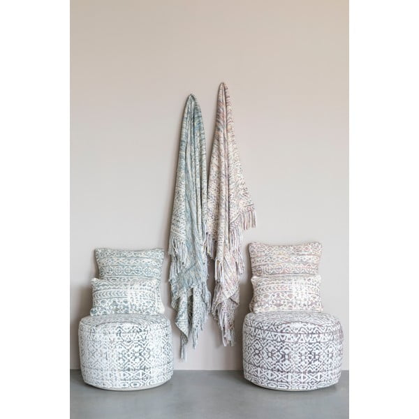 Pernă decorativă White Label Liv, 30 x 50 cm, albastru-image-2