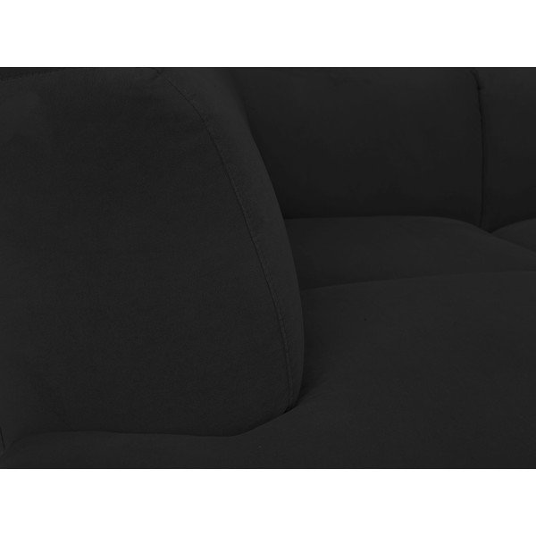 Canapea colţar Windsor & Co Sofas Orion, partea stângă, negru-image-4