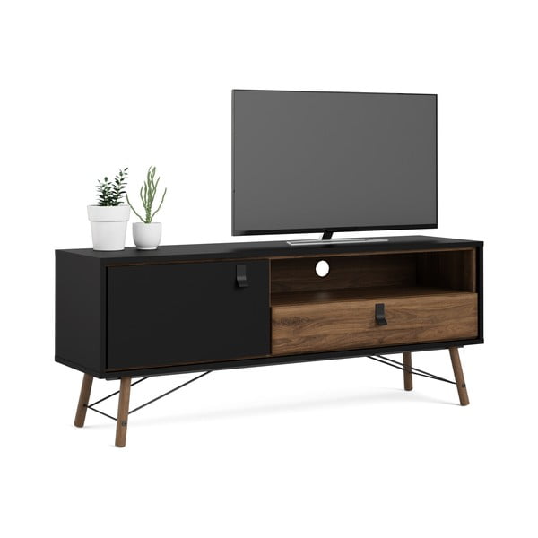Comodă TV Tvilum Ry, negru-maro-image-4