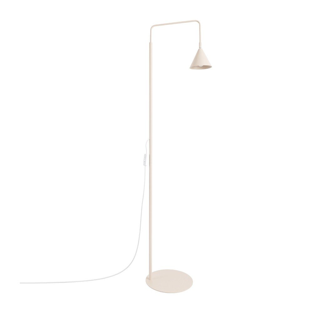Lampadar bej cu structură flexibilă din oțel (înălțime 165 cm) Zylo – Sollux