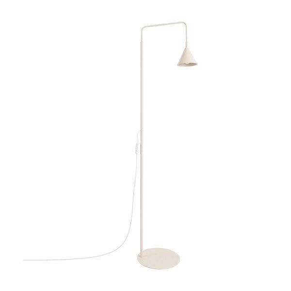 Lampadar bej cu structură flexibilă din oțel (înălțime 165 cm) Zylo – Sollux