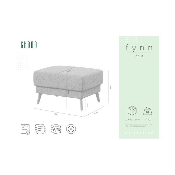Taburet Ghado Fynn, gri-image-3