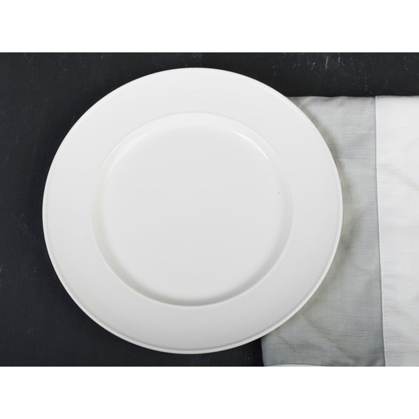 Farfurie din porțelan alb Mikasa Ridget, ø 22 cm-image-1