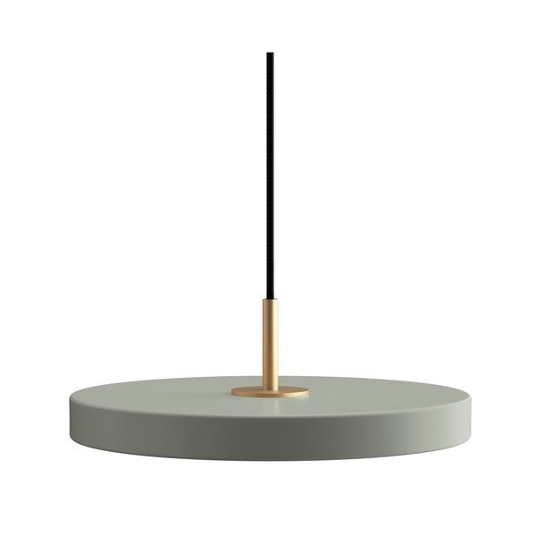 Lustră verde salvie LED cu intensitate reglabilă din metal cu abajur din metal ø 31 cm Asteria Plus – UMAGE