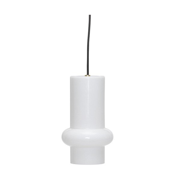 Lustră albă din sticlă ø 15 cm Pilule – Hübsch