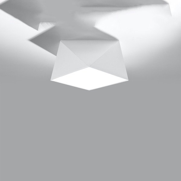 Plafonieră albă 25x25 cm Koma – Sollux-image-2