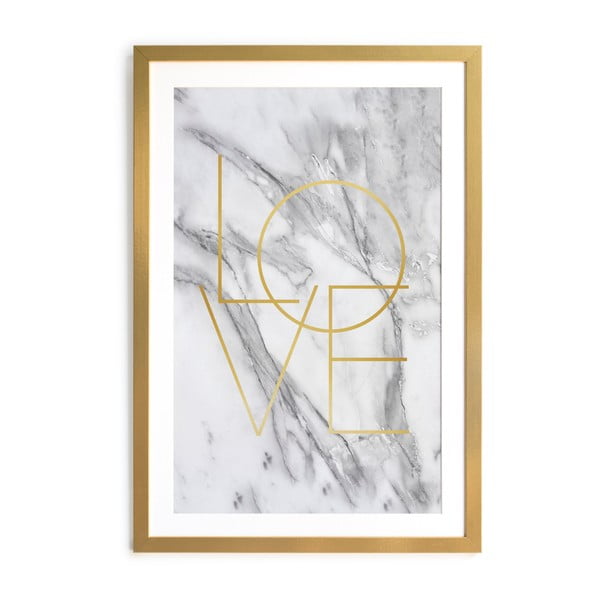 Tablou Velvet Atelier Marble, 40 x 60 cm