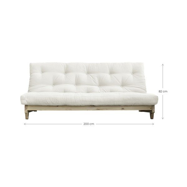 Canapea variabilă KARUP Design Fresh White, bej deschis-image-4