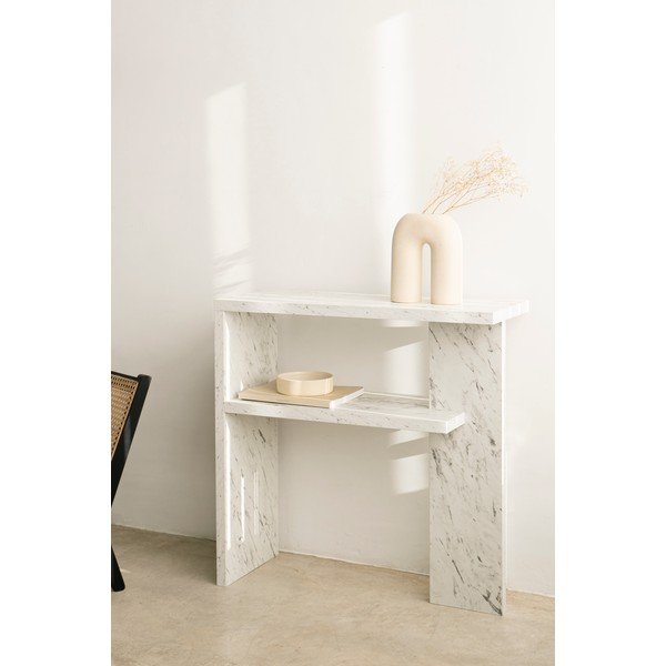 Masă consolă albă 30x80 cm Dante – Really Nice Things-image-1