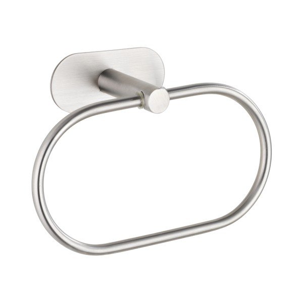 Suport pentru prosoape argintiu mat autoadeziv din oțel inoxidabil Orea – Wenko-image-3