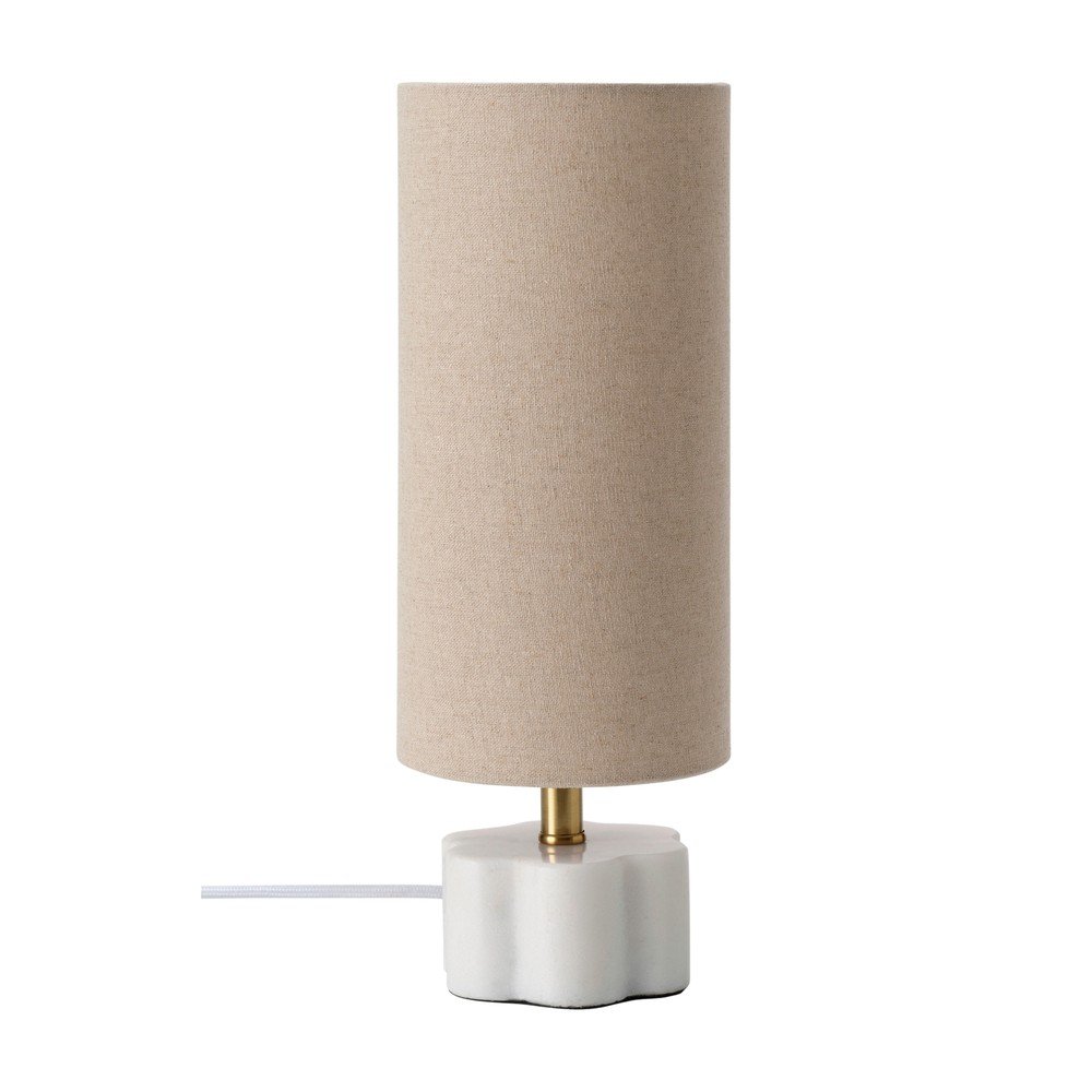 Veioză albă/bej din in (înălțime 33 cm) Joline – Ellos Home