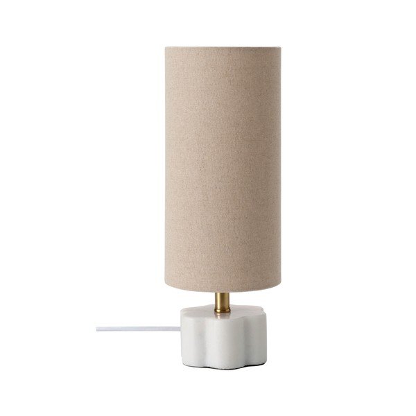 Veioză albă/bej din in (înălțime 33 cm) Joline – Ellos Home