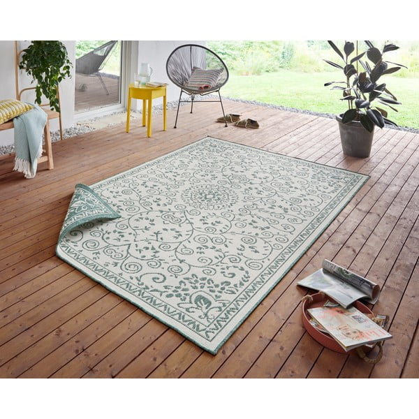 Covor adecvat pentru exterior NORTHRUGS Leyte, 200 x 290 cm, verde-crem-image-3