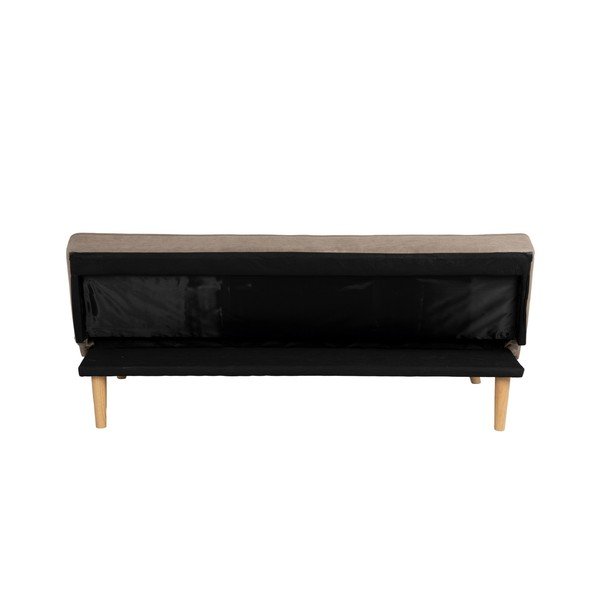 Canapea bej extensibilă cu tapițerie din chenille 175 cm – Ixia-image-4