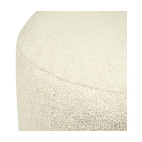 Taburet crem cu tapițerie din țesătură bouclé Om 60 – SLOWDOWN-image-3