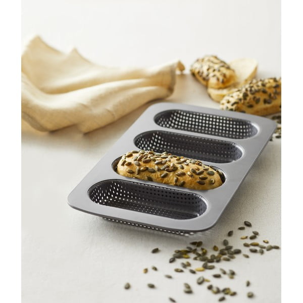 Formă de copt pentru baghete din oțel 21,5x35 cm – Blomsterbergs-image-1