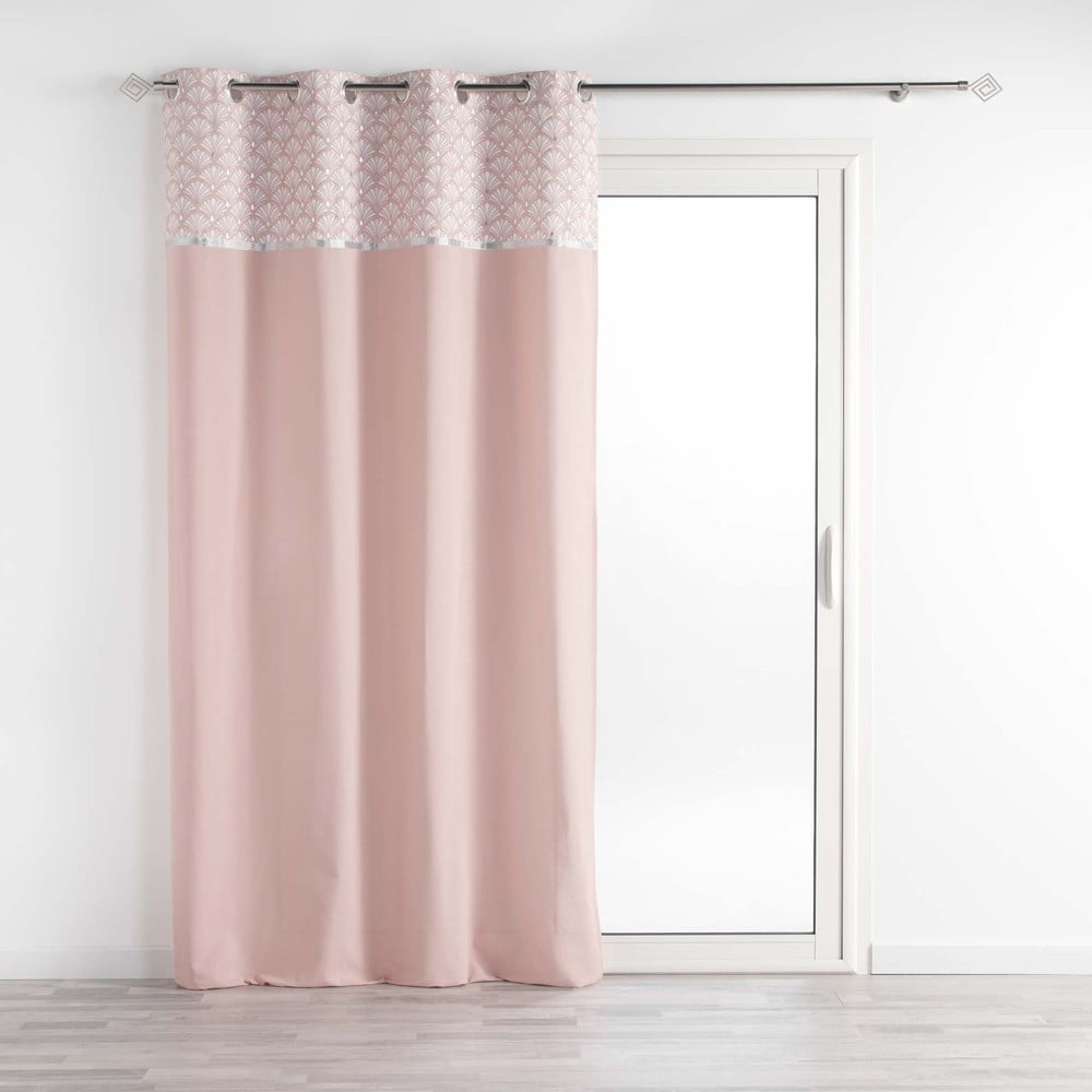 Draperie roz-deschis din bumbac 140x240 cm Artchic – douceur d\'intérieur