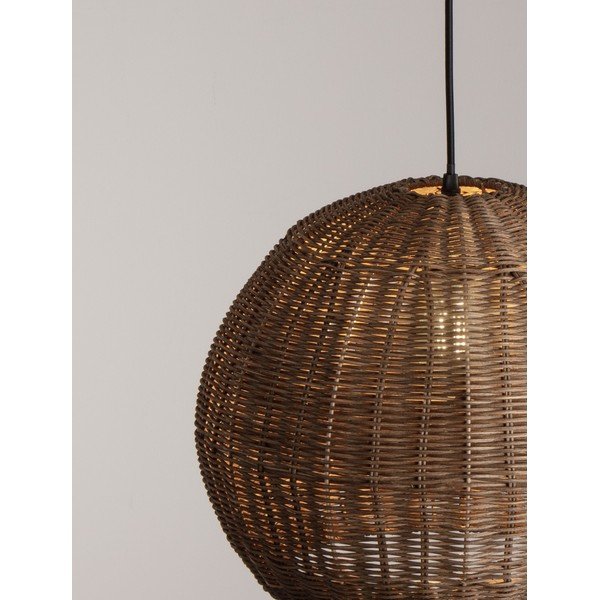 Lustră în culoare naturală din ratan ø 39 cm Rielo – Nova Luce-image-4