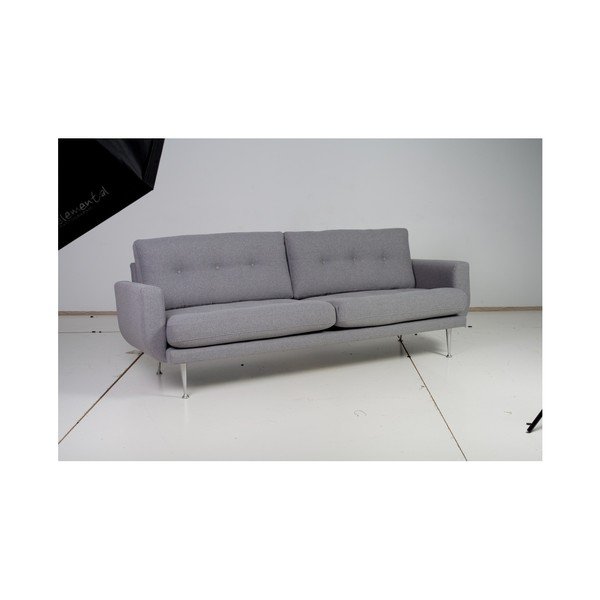 Canapea cu 3 locuri Scandic Fly, gri-image-1