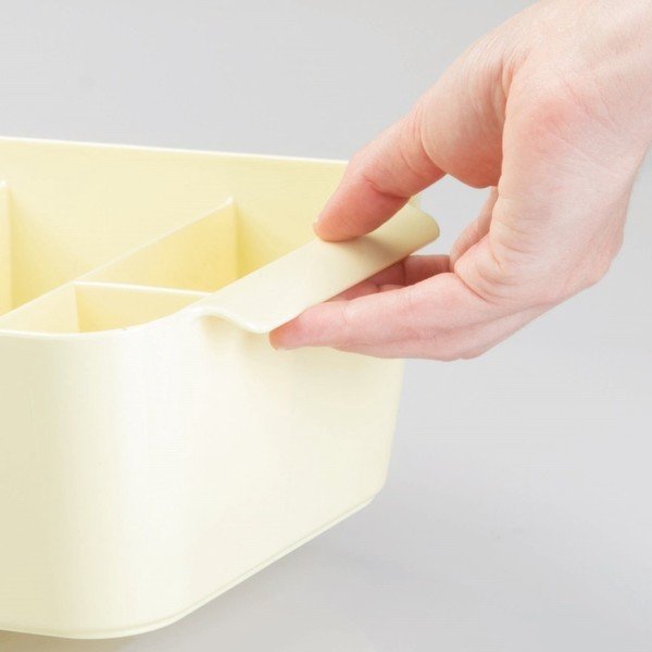 Organizator InterDesign Clarity Divided, galben-image-1
