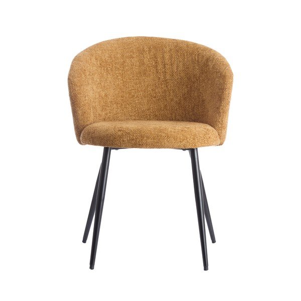 Set de scaune de sufragerie galben ocru 2 buc. din metal Radaja – Light & Living-image-2