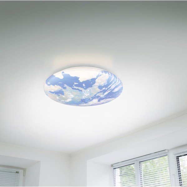 Plafonieră pentru copii albastră LED ø 37 cm Terra – Reality-image-1
