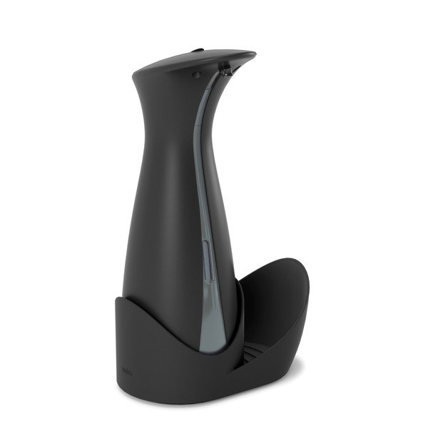 Dozator de săpun lichid negru automat din plastic 250 ml Otto – Umbra