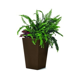 Ghiveci de grădină Keter Kind, înălțime 44 cm, maro