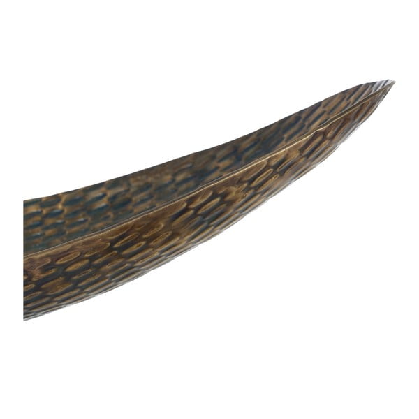 Tavă decorativă din metal 48x16 cm Bronze – Ixia-image-2