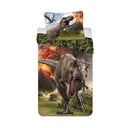 Lenjerie de pat pentru copii din bumbac pentru pat de o persoană 140x200 cm Jurassic World "Volcano" – Jerry Fabrics