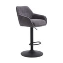 Scaune de bar gri 2 buc. (înălțime șezut 69 cm) Avola – Unique Furniture