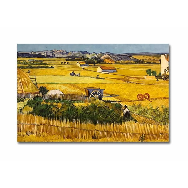 Reproducere tablou pe pânză Vincent Van Gogh The Harvest, 100 x 70 cm