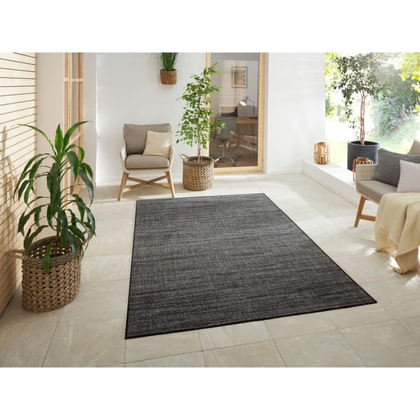 Covor de exterior gri închis 230x160 cm Gemini - Elle Decoration-image-1