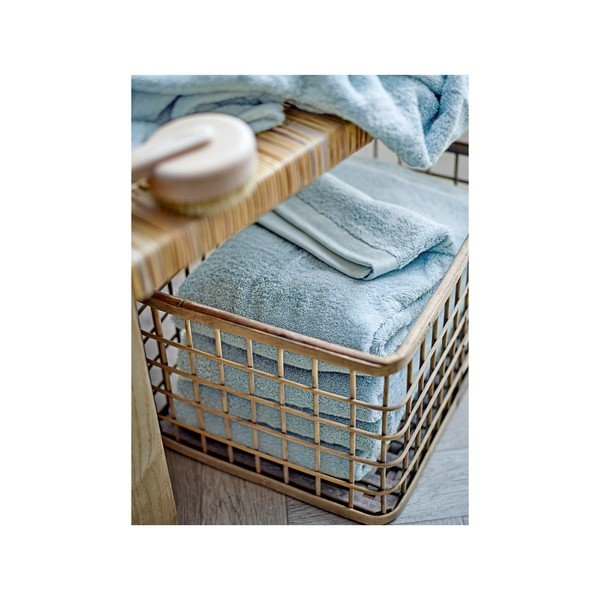 Prosop albastru deschis din bumbac organic din frotir 50x100 cm Comfort – Södahl-image-1