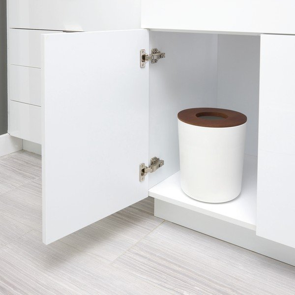 Coș de gunoi iDesign Eco Vanity, alb-image-4