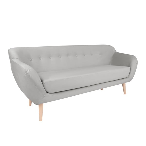 Canapea cu 3 locuri BSL Concept Eleven, gri deschis