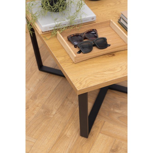 Masă de cafea în decor de stejar sălbatic Actona Amble, 75 x 75 cm-image-2
