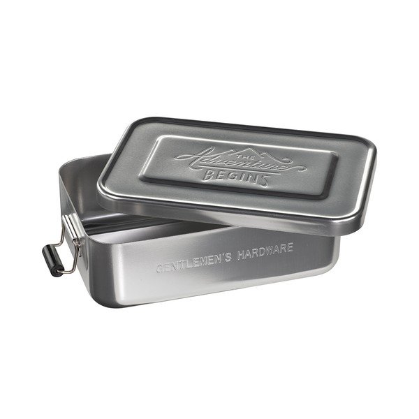 Cutie pentru gustare Gentlemen's Hardware Silver Tin-image-3