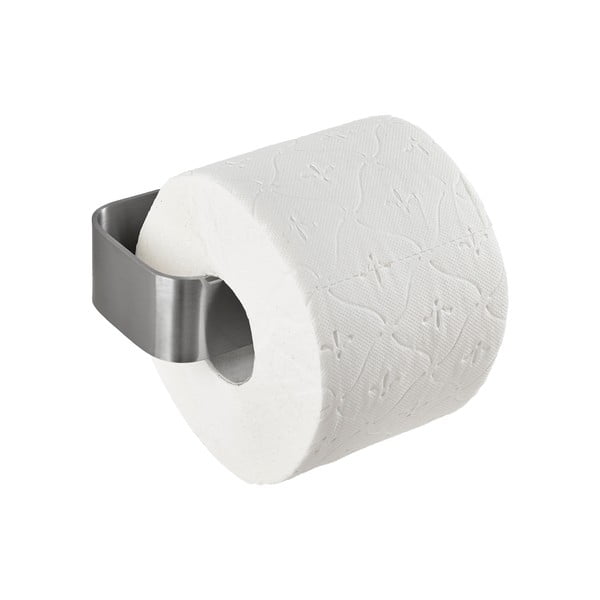 Suport pentru hârtie igienică argintiu mat de montat pe perete din oțel inoxidabil Ume – Zone