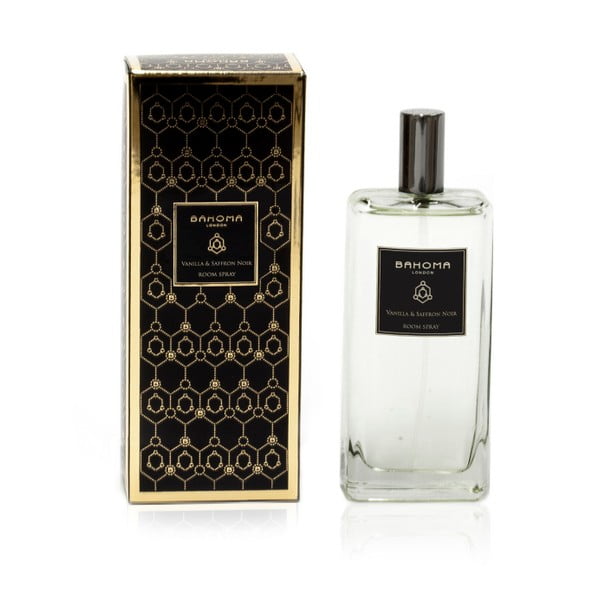 Spray de interior cu aromă de vanilie și șofran negru Bahoma London Art, 100 ml