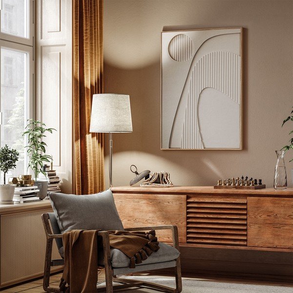 Tablou cu ramă/acustic imprimat 62x92 cm Arch – Styler-image-1