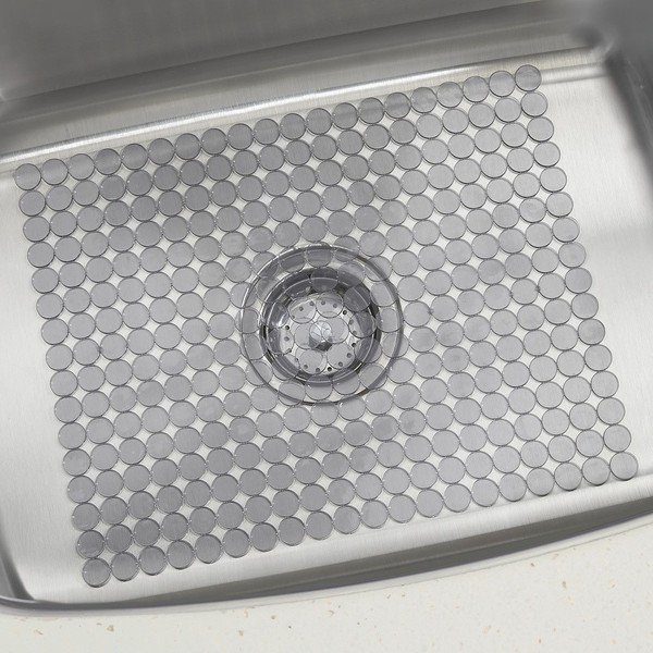 Protecție antiderapantă pentru chiuvetă iDesign Orbz, 30,5 x 40,5 cm-image-1