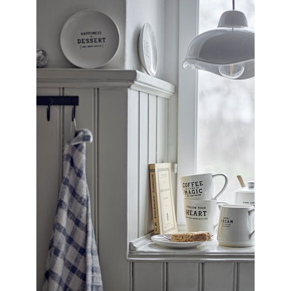 Cană albă din gresie 330 ml Wendy – Bloomingville-image-1